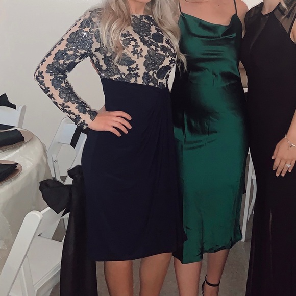 Ralph Lauren Navy Formal Dress - Picture 3 of 4